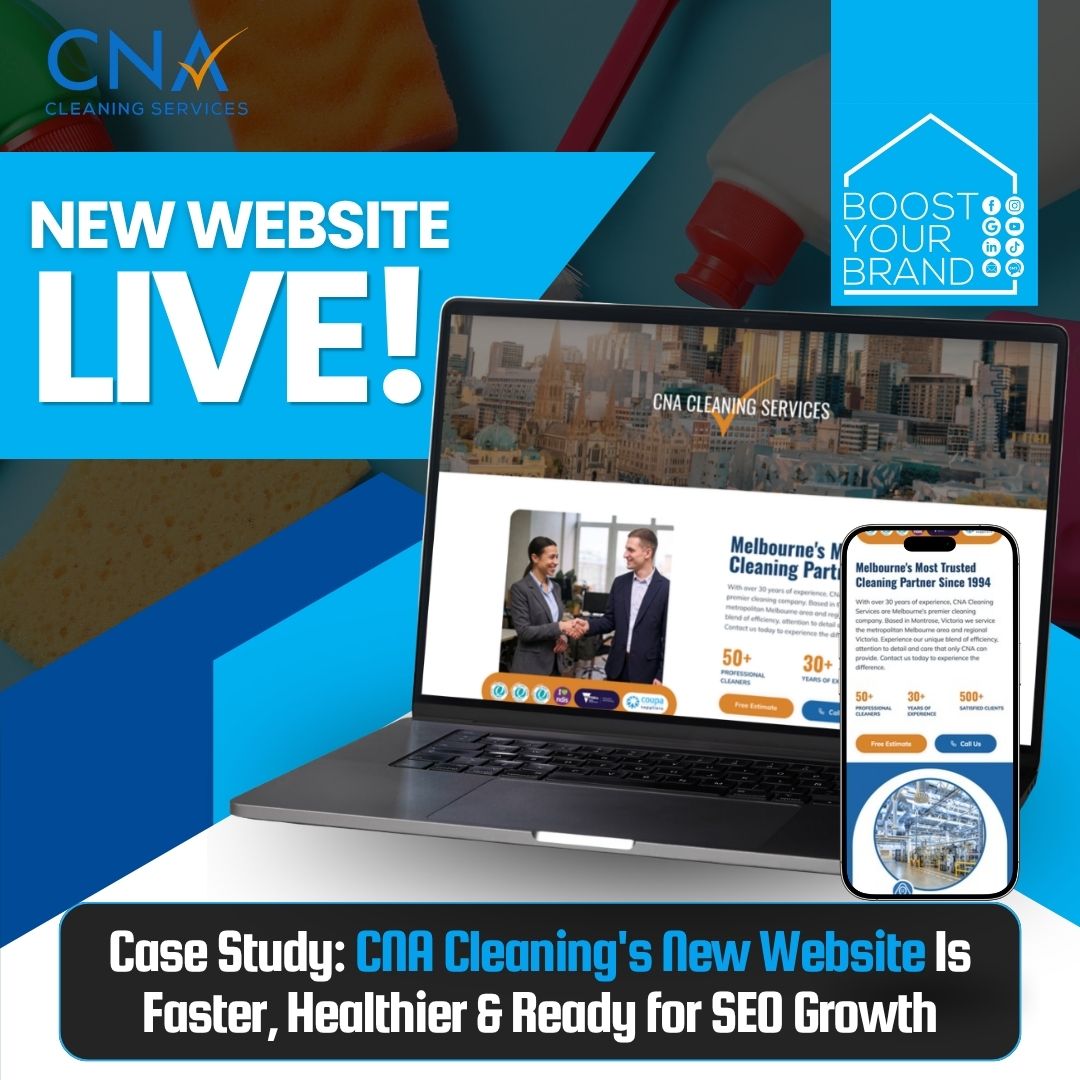 Case study: New website for CNA Cleaning Services