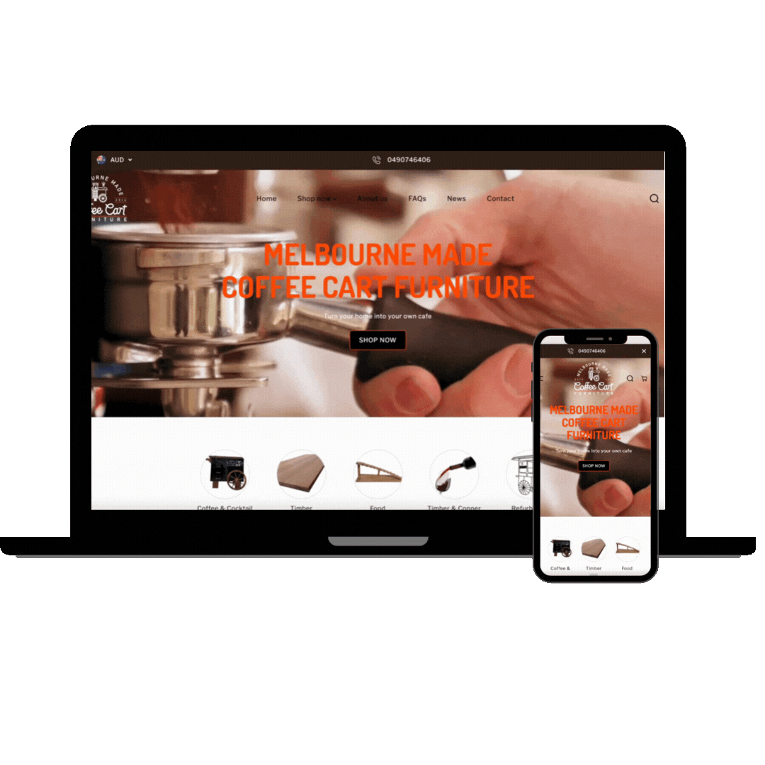 Case study: Turning Melbourne Made Coffee Cart Furniture into a successful E-commerce business
