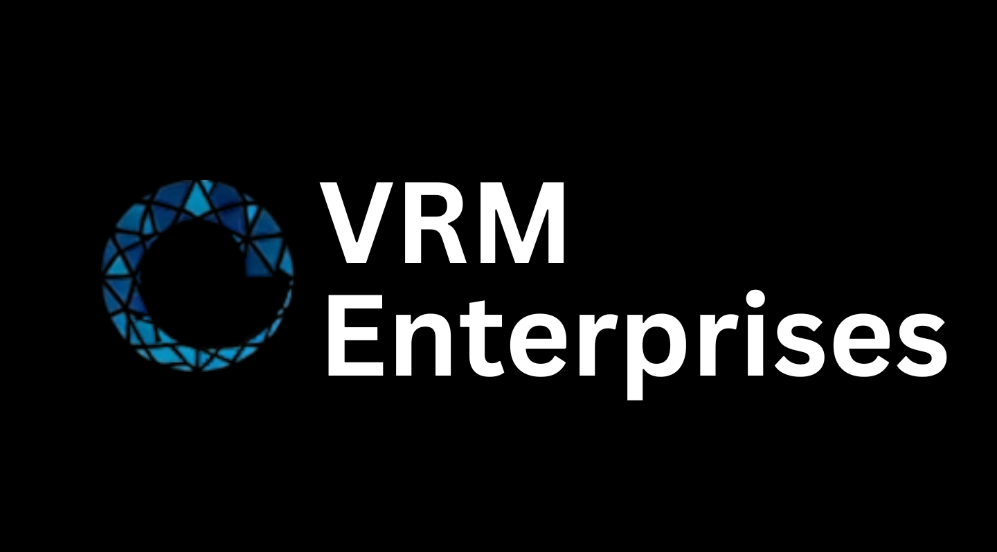 This is a logo of VRM Enterprises and Rovin Metal Works in Lilydale, for a Shopping Trolley disinfection module made in Australia in Lilydale