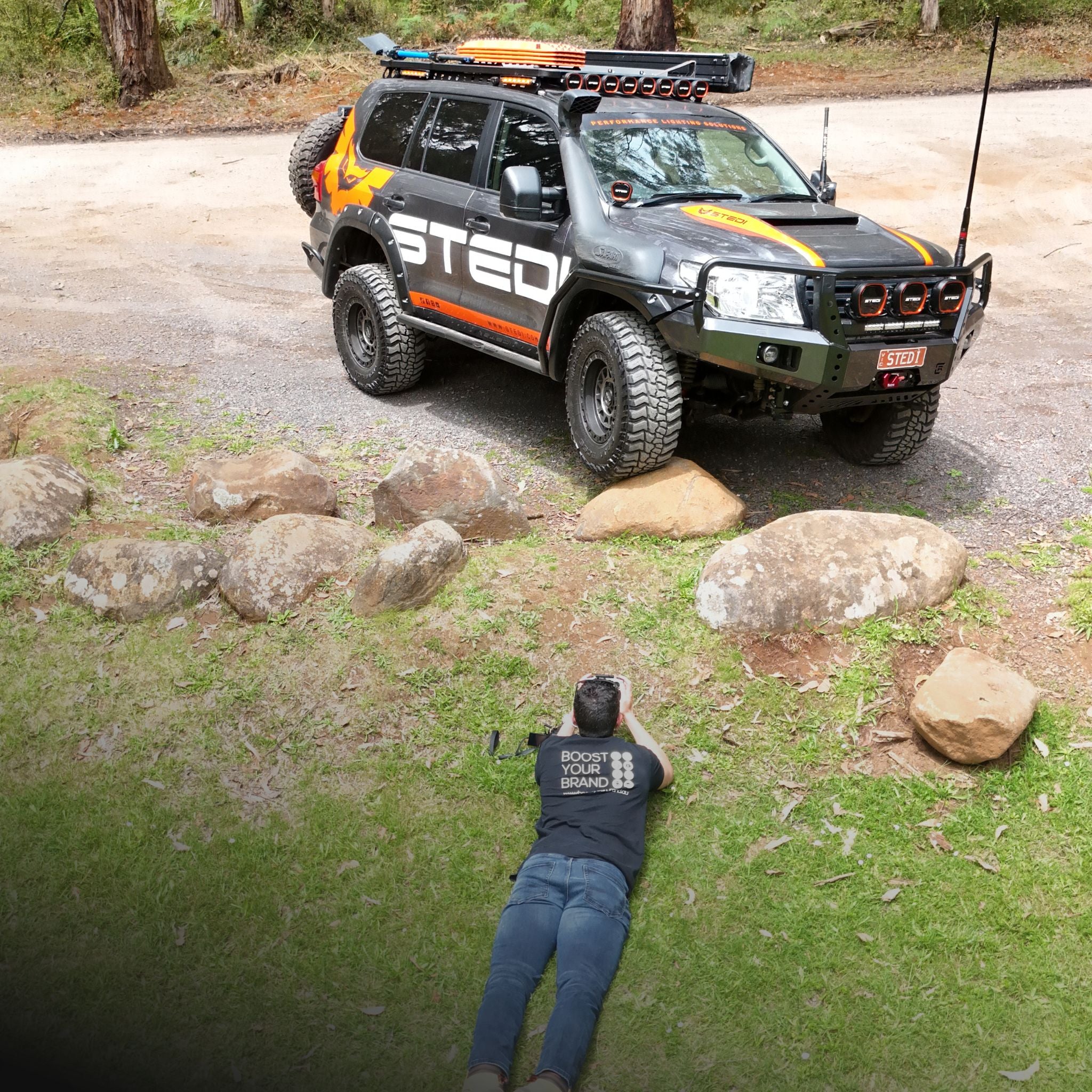 This is an image of Boost Your Brand Digital Marketing Agency doing photography for Raslarr Engineering and Stedi LED Performance Lighting in Lilydale, Yarra Valley, Melbourne VIC