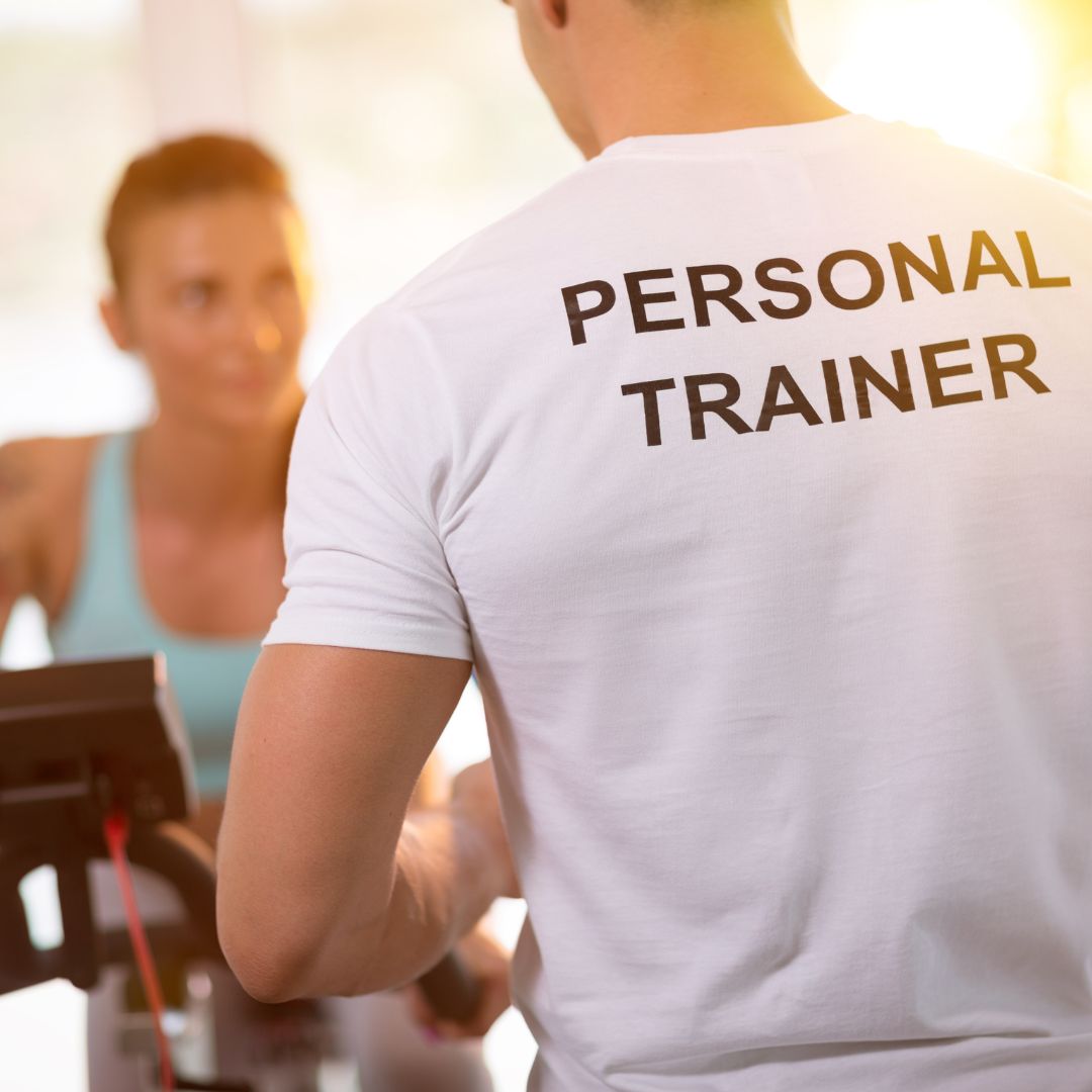 This is an image of a personal trainer coaching at a gym in Melbourne, on the Boost Your Brand Digital Marketing Agency website