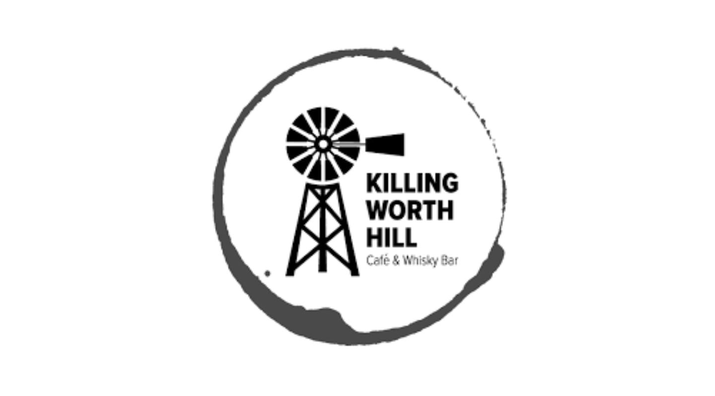 this is an image of Killingworth Hill Café & Whisky Bar logo with windmill icon in Yea Murrindindi Victoria