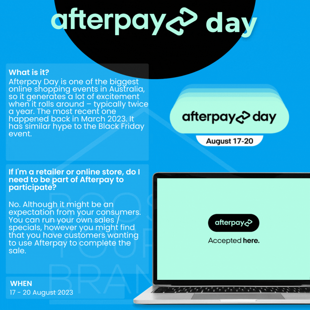 1080x1080 AfterPay Day - What is it How can Boost Your Brand help me with E-commerce
