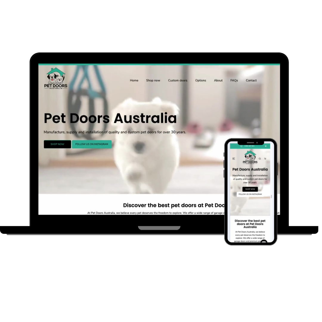 Pet Doors Australia case study image (1080 x 800 px) (1080 x 600 px) (1080 x 1080 px)