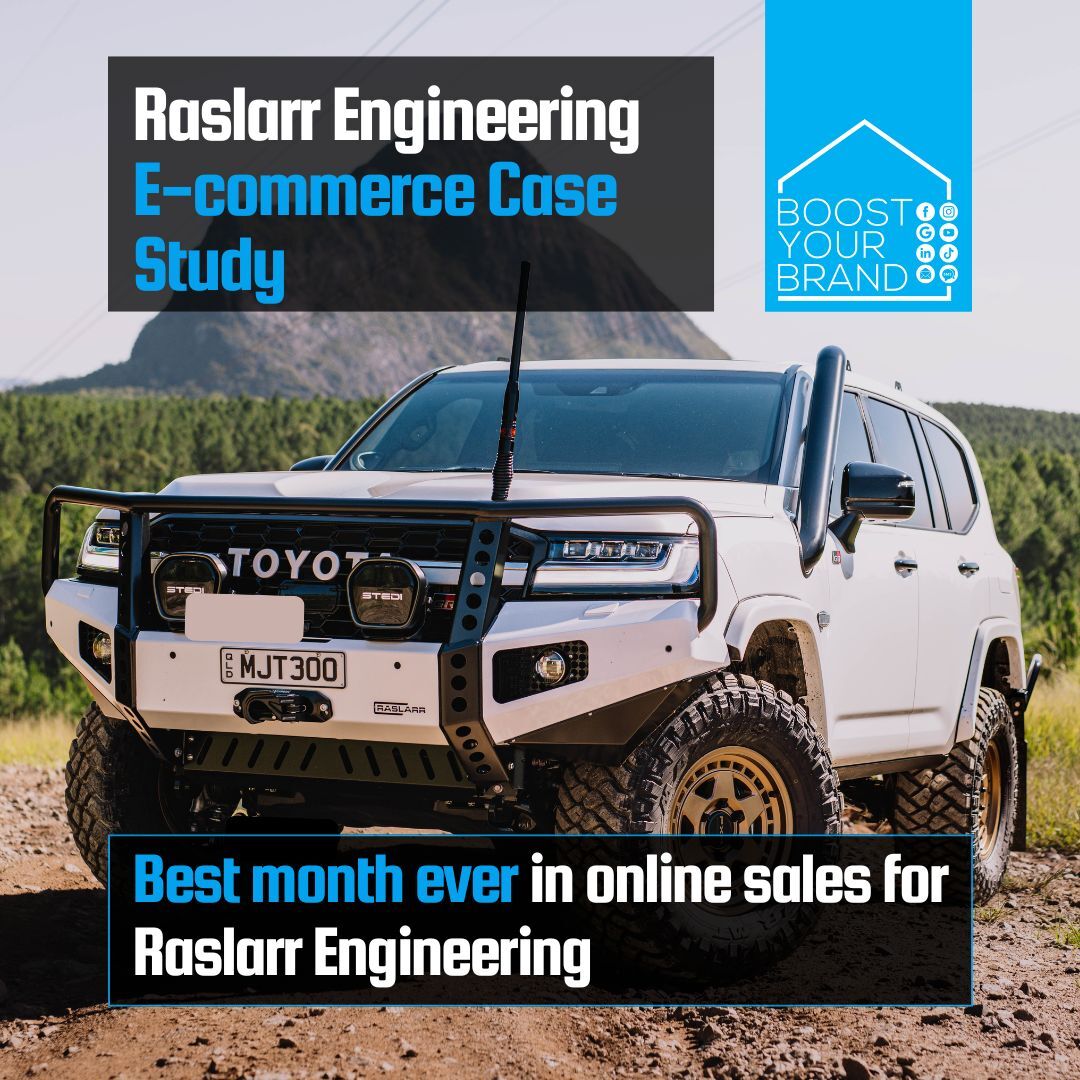 Boost Your Brand and Raslarr Engineering E-commerce SEO Facebook Ads case study for the Bull Bars and Rear Bars 